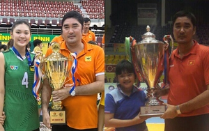 Cặp cha con của bóng chuyền Việt Nam cùng nhau giành chức vô địch, tạo khoảnh khắc ấn tượng với CĐV