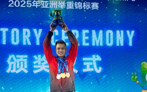 Lại Gia Thành tiếp tục là hy vọng vàng của cử tạ Việt Nam tại SEA Games 2025