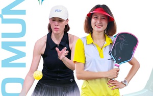 Hoa khôi bóng đá Việt Nam một thời cùng cựu tuyển thủ đấu kiếm khuấy đảo sân chơi pickleball 