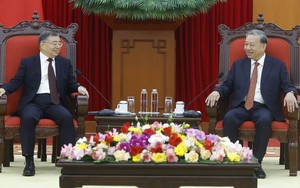 Tổng Bí thư Tô Lâm tiếp Trưởng Ban Tuyên truyền Trung ương Đảng Cộng sản Trung Quốc Lý Thư Lỗi