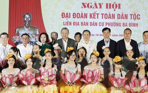 Tổng Bí thư Tô Lâm dự Ngày hội Đại đoàn kết dân tộc tại phường Ba Đình, Hà Nội