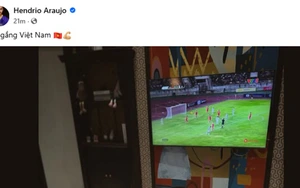 Đỗ Hoàng Hên có hành động đặc biệt cổ vũ ĐT Việt Nam đấu với Lào, người hâm mộ mong mỏi ngày ra mắt