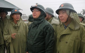 Phó Thủ tướng Hồ Quốc Dũng kiểm tra công tác ứng phó mưa lũ tại Khánh Hòa