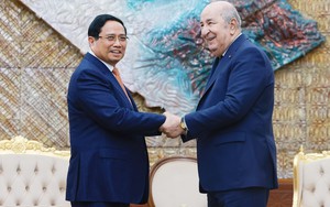 Thủ tướng Phạm Minh Chính hội kiến Tổng thống Algeria