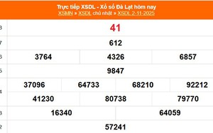 XSDL 2/11 - Kết quả xổ số Đà Lạt hôm nay 2/11/2025 - Trực tiếp XSDL ngày 2 tháng 11