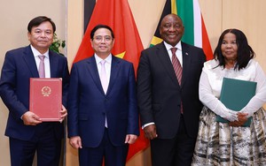 Thủ tướng Phạm Minh Chính hội kiến Tổng thống Nam Phi: Nâng cấp quan hệ lên Đối tác Chiến lược