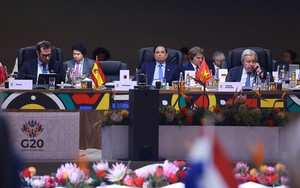 Thủ tướng Phạm Minh Chính phát biểu tại Phiên toàn thể Hội nghị Thượng đỉnh G20