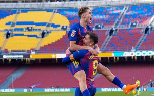 Barcelona trở về Camp Nou: Barca lợi hại của Flick đã trở lại