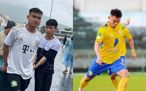 Cựu sao U23 Việt Nam từng vô địch ở Hàn Quốc gây ấn tượng với hành động giúp đỡ người dân trong cảnh mưa lũ