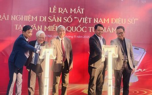 Ra mắt sản phẩm “Trải nghiệm di sản số Việt Nam diệu sử” ở Văn Miếu - Quốc Tử Giám