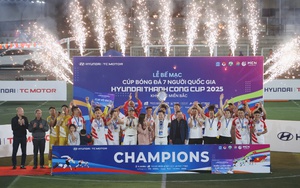 Xác định nhà vô địch Cúp bóng đá 7 người Quốc gia 2025 khu vực miền Bắc