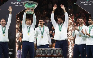 Không Sinner, đội tuyển Ý vẫn vô địch Davis Cup 2025 với cột mốc đặc biệt