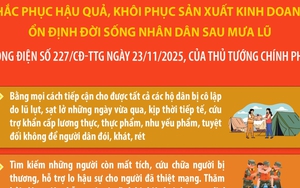 Khắc phục hậu quả, khôi phục sản xuất kinh doanh, ổn định đời sống Nhân dân sau mưa lũ