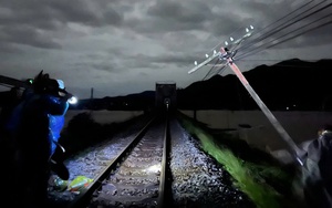 Dự kiến khoảng 22 giờ đêm nay sẽ khôi phục đường sắt Bắc- Nam