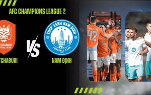 Link xem trực tiếp bóng đá Ratchaburi vs Nam Định 17h00 hôm nay, vòng bảng Cúp C2 châu Á