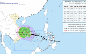 Khu vực giữa Biển Đông biển động dữ dội do ảnh hưởng bão số 15