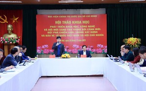 Hội thảo khoa học "Phát triển khoa học, công nghệ và đổi mới sáng tạo trong bối cảnh mới"