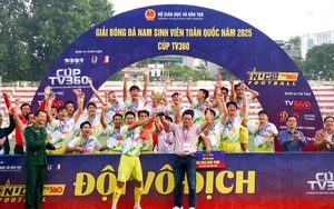 ĐH Huế vô địch giải bóng đá nam sinh viên toàn quốc 2025