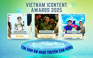 Vietnam iContent Awards 2025: Tôn vinh âm nhạc truyền cảm hứng