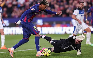 Yamal bỏ lỡ cơ hội khó tin, Barca vẫn ngược dòng giành 3 điểm nhờ cú đúp của Olmo