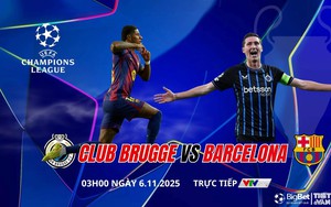 Nhận định, soi tỷ lệ Club Brugge vs Barcelona 3h00 ngày 6/11/2025, vòng phân hạng Cúp C1 châu Âu