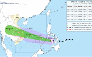Bão KALMAEGI tiếp tục đổi hướng, di chuyển vào Biển Đông trong ngày 5/11