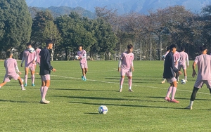 U17 Việt Nam thích nghi nhanh, đấu tập trận đầu tại Nhật Bản