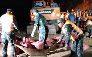 Lâm Đồng: Xuyên đêm ứng phó nguy cơ vỡ đập tại hồ thủy lợi Cay An