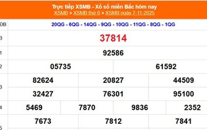 XSMB 7/11 - Kết quả Xổ số miền Bắc hôm nay 7/11/2025 - Kết quả XSMB thứ Sáu ngày 7 tháng 11