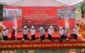 Phó Thủ tướng Mai Văn Chính dự Lễ khởi công trường phổ thông liên cấp tại xã biên giới Đắk Lắk