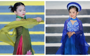 Trình diễn áo dài nhí “Em yêu Hà Nội”