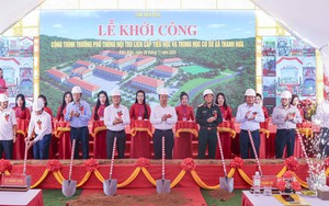 Phó Thủ tướng Lê Thành Long dự Lễ khởi công trường phổ thông liên cấp tại tỉnh Điện Biên
