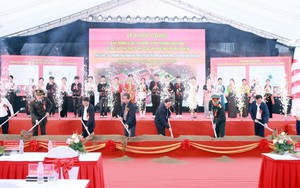 Lai Châu khởi công xây các trường Phổ thông nội trú liên cấp Tiểu học và THCS Hua Bum và Dào San