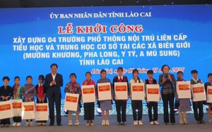 Phó Thủ tướng Phạm Thị Thanh Trà dự Lễ khởi công xây dựng 4 trường nội trú liên cấp ở biên giới Lào Cai