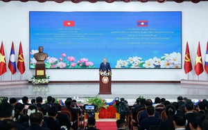 Tổng Bí thư Tô Lâm phát biểu chính sách tại Học viện Chính trị và Hành chính Quốc gia Lào