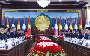 Tổng Bí thư Tô Lâm hội đàm với Tổng Bí thư, Chủ tịch nước Lào