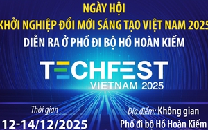 Ngày hội Khởi nghiệp đổi mới sáng tạo Việt Nam 2025 diễn ra tại Phố đi bộ Hồ Hoàn Kiếm