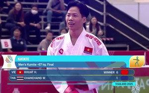 Karate chỉ giành 1 HCV SEA Games 2025 trong 3 trận chung kết ngày 12/12