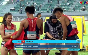 Đội điền kinh Việt Nam vượt qua Thái Lan và Philippines để giành HCV ở SEA Games 2025