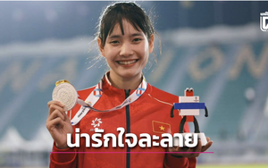 Truyền thông Thái Lan phát sốt với nhan sắc VĐV Việt Nam tại SEA Games 2025, ví là 'nàng tiên điền kinh'