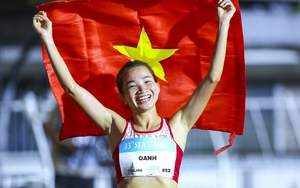 Nguyễn Thị Oanh giành HCV 10000m nữ, chính thức là 'nữ hoàng' của điền kinh Việt Nam ở SEA Games