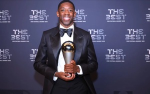 Dembele giành danh hiệu Cầu thủ nam xuất sắc nhất năm của FIFA