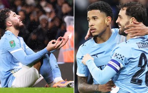 Dùng đội hình hai, Man City vẫn thẳng tiến vào bán kết Cúp Liên đoàn Anh 