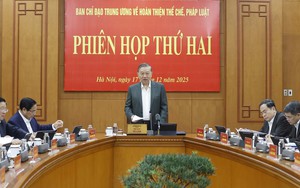 Tổng Bí thư chủ trì phiên họp thứ hai của Ban Chỉ đạo Trung ương về hoàn thiện thể chế, pháp luật