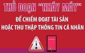 Thủ đoạn "nháy máy" để chiếm đoạt tài sản hoặc thu thập thông tin cá nhân