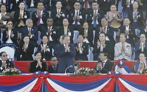 Tổng Bí thư Tô Lâm và Phu nhân dự Lễ kỷ niệm 50 năm Quốc khánh Lào