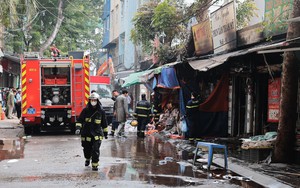 Hà Nội: Hoả hoạn tại chợ Xanh Định Công gây thiệt hại nặng về tài sản