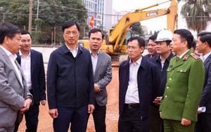 Bí thư Thành uỷ Hà Nội kiểm tra công tác giải phóng mặt bằng một số dự án trọng điểm