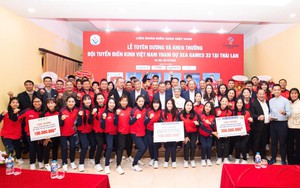 Đội tuyển điền kinh Việt Nam được thưởng 1 tỷ đồng