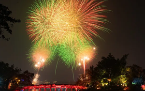 Các điểm bắn pháo hoa đêm giao thừa Tết Dương lịch 2026 tại Hà Nội